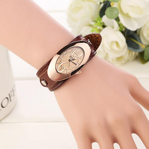 WJ-5282 สา<span class=keywords><strong>ย</strong></span>หนัง<span class=keywords><strong>แท้</strong></span> <span class=keywords><strong>นาฬิกา</strong></span>ข้อมือควอตซ์<span class=keywords><strong>ผู้หญิง</strong></span> ดีไซน์เรโทร เรียบง่า<span class=keywords><strong>ย</strong></span> สว<span class=keywords><strong>ย</strong></span>งาม มีเสน่ห์ - Product Image 4