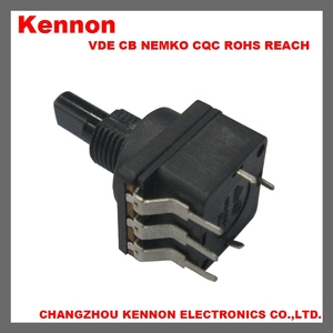 Ánh sáng Dimmer spdt VDE lớn hiện tại 1000W b100k b500k b470k 10A Dimmer tuyến tính b500k PCB gắn kết tuyến tính ROTARY Potentiometer - Product Image 3