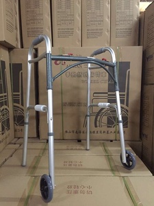 Déambulateur en aluminium pliable à un bouton économique et bon marché, aides à la marche, Andador AJ-903A - Product Image 4