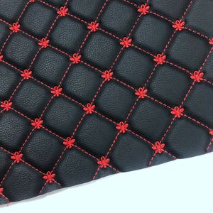 تصميم مختلف PVC بساط جلدي بالسيارة صنع مع موك الصغيرة - Product Image 1