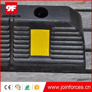 車ガレージタイヤストッパー用9F卸売ラバーホイールストッパー - Product Image 6