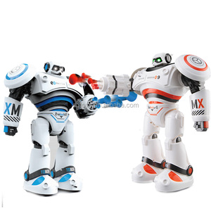 1701B télécommande jouet Robot Intelligent Programmable <span class=keywords><strong>artillerie</strong></span> intelligente tir danse bleu Orange - Product Image 3