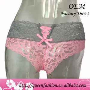 Sexy Phụ Nữ Đồ Lót Boxer Lady Chắp Vá Trong Suốt Bow Panties Shorts Thêm Mỏng Ren Tangas 3 Colors Hồng Vàng Xanh Bragas