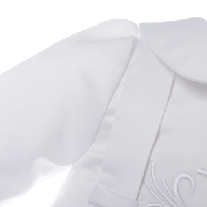 Meilleure vente Nimble bébé mignon baptême porter Western à manches longues bébé infantile exquis enfant en bas âge Satin baptême garçon porter - Product Image 5