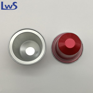 Capsules de café jetables en aluminium compatibles, <span class=keywords><strong>prix</strong></span> d'usine, capsules de café vides en aluminium avec couvercle - Product Image 3