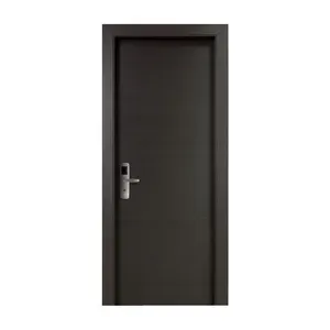Yüksek kaliteli yeni basit tasarım iç kapı melamin kurulu kapı ahşap oda otel kapıları