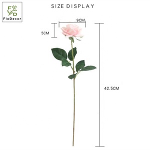 Rosas de Seda Artificial de Alta Calidad con Tacto <span class=keywords><strong>Real</strong></span> Recubiertas de Látex Flores Falsas Decorativas para Bodas Fiestas Cumpleaños y Sala de Exhibición - Product Image 6