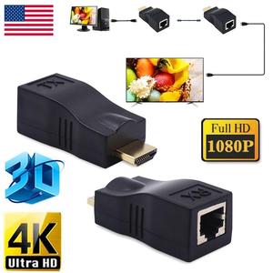 4K 1080p 3D <span class=keywords><strong>1</strong></span>,4 V HDMI sobre solo RJ45 gato 5e/6 red Ethernet adaptador para PC <span class=keywords><strong>TV</strong></span> HDCP 30 m - Product Image 5