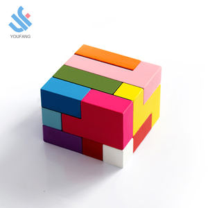 YF-R01006 2018 nueva venta caliente madera <span class=keywords><strong>Puzzle</strong></span> Lock educativos juguetes de madera para niños - Product Image 2