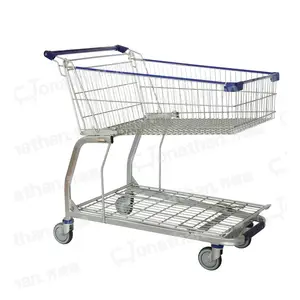 145L supermarket equipment shopping trolleys for sale with seat