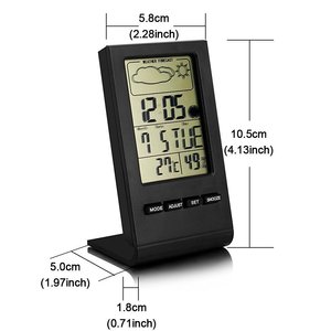 Station météo et calendrier horloge thermomètre numérique météo baromètre thermomètre hygromètre - Product Image 4