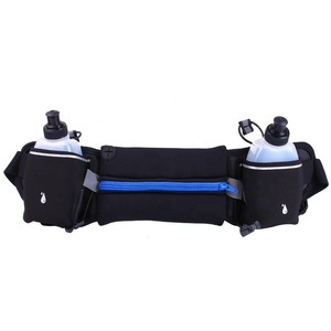 Hydratation <span class=keywords><strong>Ceinture</strong></span> De Course avec 2 Bouteilles d'eau 10 oz SANS BPA Convient À tous les Smartphones Pour La Course À Pied, Course, marathon, la Randonnée à pied ou à Vélo - Product Image 3