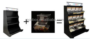 ซูเปอร์มาร์เก็ตสั้นขายปลีกชั้นวางสำหรับ <span class=keywords><strong>Candy</strong></span> <span class=keywords><strong>Shop</strong></span> และซูเปอร์มาร์เก็ต - Product Image 2