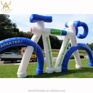 ยักษ์การแข่งขัน Inflatable จักรยาน/Inflatable จักรยานบอลลูนสำหรับโฆษณา