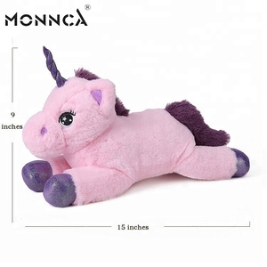 2019 promocional rosado lindo peluche felpa unicornio peluche para niños - Product Image 3