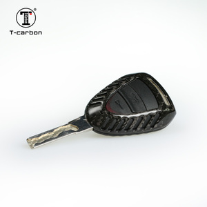 <span class=keywords><strong>Housse</strong></span> de clé de voiture en Fiber de carbone t-carbon pour <span class=keywords><strong>Porsche</strong></span> Boxster 911 <span class=keywords><strong>Cayman</strong></span> 3 accessoires d'intérieur de voiture de couverture de clé - Product Image 3