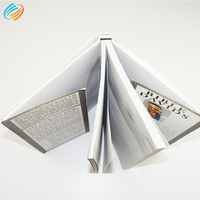 Service personnalisé d'impression économique de livres A5 à couverture rigide avec jaquette, impression 1C&4C