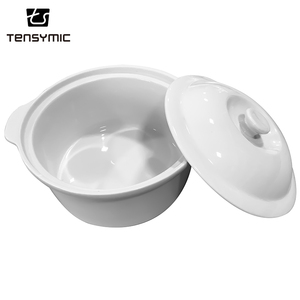 Tazón de sopa de cerámica de doble oreja de alta calidad, juego de <span class=keywords><strong>ollas</strong></span> de cocina, seguro <span class=keywords><strong>para</strong></span> alimentos, diseño de aluminio de lujo, estofado ovalado plano, boda - Product Image 3