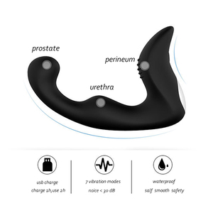 USB ricaricabile Silicone Butt masturbatore massaggiatore prostatico 10 velocità muto anale P spot vibratore giocattoli adulti del sesso per l'uomo - Product Image 3