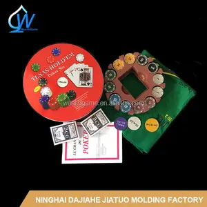 240pcs 4g <strong>Texas</strong> <strong>Holdem</strong> <strong>Poker</strong> <strong>Set</strong> With Tin Box - Product Image 1