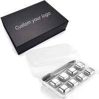 10 cubes de glace réutilisables, emballages pratiques, 8 pièces