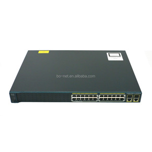 تستخدم سيسكو كاتاليست WS-C2960 + 24PC-L 24 ميناء 10/100 متر تمكنت الشبكة poe التبديل تبديل سلسلة C2960 تمرير اختبار في الأسهم - Product Image 1