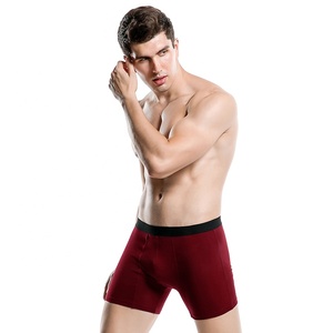 Hoge Kwaliteit Katoen Private Label Heren Slips & <span class=keywords><strong>Boxers</strong></span> Ondergoed Mannen Goedkope Designer Custom Satijnen <span class=keywords><strong>Boxers</strong></span> Groothandel - Product Image 4