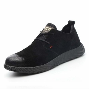 Baskets en cuir Pu pour hommes, chaussures <span class=keywords><strong>de</strong></span> sécurité, <span class=keywords><strong>de</strong></span> <span class=keywords><strong>travail</strong></span>, décontractées et légères, à semelle Rock, tendance, nouveauté, été 2019 - Product Image 5