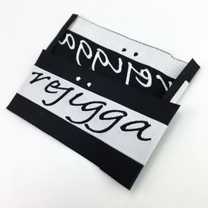 Tùy chỉnh giá rẻ bán buôn quần áo tạo ra thương hiệu của riêng bạn phong cách dệt nhãn - Product Image 4