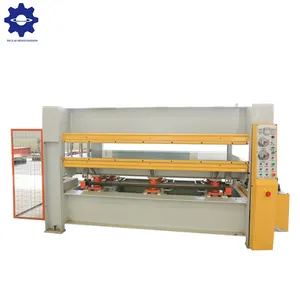 Hot press laminate machine for plywood MDF OSB