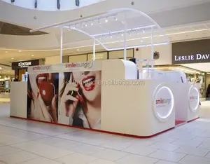Winkelcentrum Tanden Whitening Kiosk Ontwerp Indoor Salon Station Voor Tandheelkundige Zorg Schoonheid Dienst