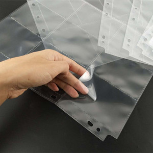 Protections de pages pour cartes à collectionner en PP à chargement par le haut, 9 pochettes, pour album de cartes de jeu - Product Image 2