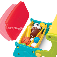 Meubles multifonctionnels combinés pour enfants de maternelle, table/chaise/boîte de rangement 3 en 1, jouets
