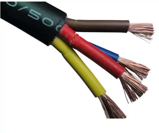 Cable de núcleo único de cobre VV, 1KV, aislamiento de PVC, funda de PVC, Cable de alimentación eléctrica