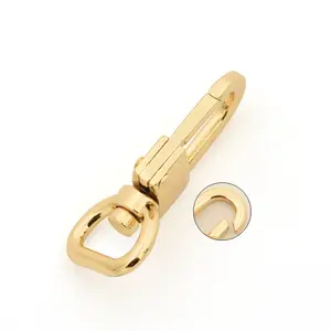 High Quality Snap Hook Keychain Metal Zinc Alloy Small Swivel Snap Hook For Wallet Handbag