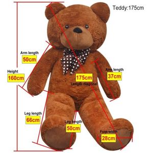 Certificazione 200cm Gsv Icti 2m Grande orso peluche all'ingrosso - Product Image 4