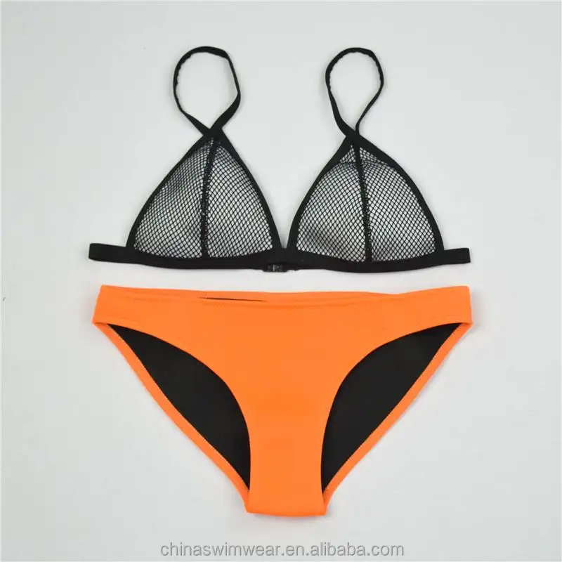 New design swimwear neoprene sexy small girl photo usa open sex neoprene bikini