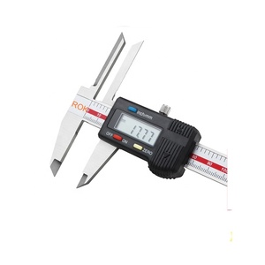 ROKTOOLS ha esteso la mascella superiore all'interno del calibro digitale allungato della mascella lunga 0-150mm
