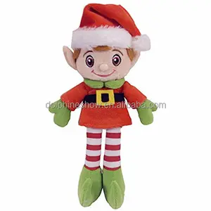 2018 New kids stuffed plush rag elf doll toy European standard custom soft christmas plush elf