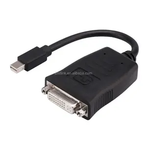 4K Mini DP DisplayPort ชายหญิง DVI Active Adapter สนับสนุนเทคโนโลยี ATI Eyefinity 4K * 2K จอภาพเอาต์พุต