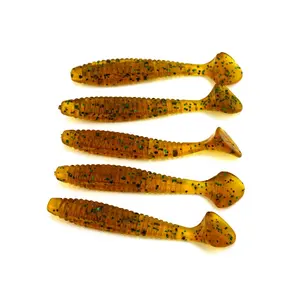 3D Silicone PVC plastica occhio <span class=keywords><strong>Pesca</strong></span> esca calamaro morbido <span class=keywords><strong>Pesca</strong></span> esca esca per la posizione del flusso - Product Image 1