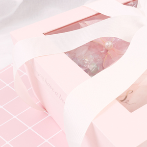 Tùy Chỉnh Logo Sinh Thái Thân Thiện Giấy Các Tông Hộp Bao Bì Quà Tặng Với Cửa Sổ <span class=keywords><strong>Pvc</strong></span> Rõ Ràng - Product Image 2