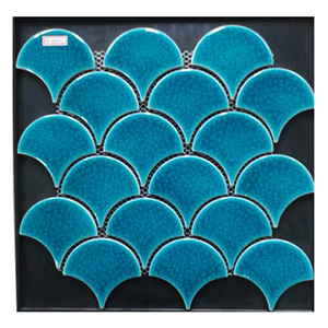 Piastrelle in Ceramica a Mosaico Effetto Squama di Pesce <span class=keywords><strong>per</strong></span> <span class=keywords><strong>Piscine</strong></span>, Mosaico Spagnolo - Product Image 4