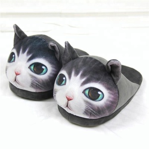LK Impression 3D chien en forme de peluche drôle husky pantoufles chien intérieur pour garçons - Product Image 3