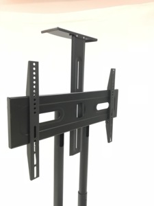 Portable En Métal Fer Roues Mobiles TV support De Montage/télévision mobile chariot de chariot/support pour téléviseur LCD chariot - Product Image 6