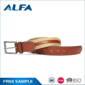 Alfa Propio Logotipo de Bienes de China Al Por Mayor <span class=keywords><strong>Tela</strong></span> De Algodón Hombres Cinturón de <span class=keywords><strong>Tela</strong></span> - Product Image 1