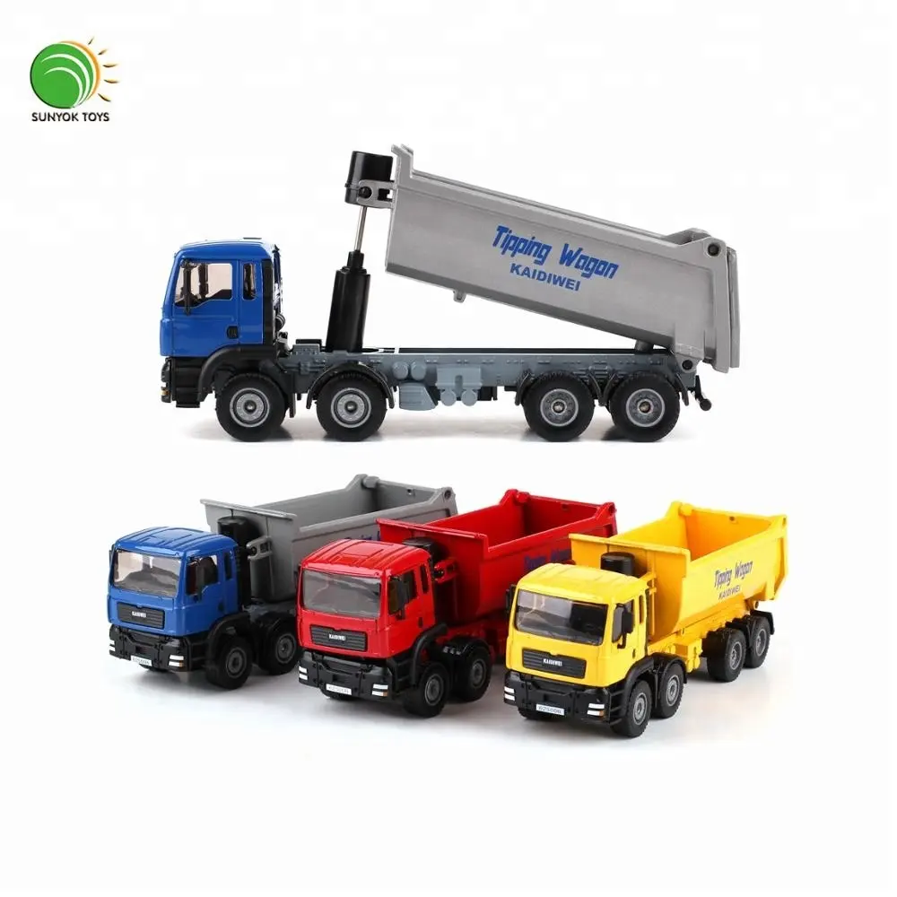 मिश्र धातु धातु लघु Diecast कार 1:50 डंप ट्रक खिलौने बच्चों के शैक्षिक निर्माण ट्रक सिमुलेशन मॉडल खिलौना