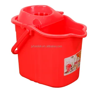 Best selling plastic squeeze mop bucket with wringer