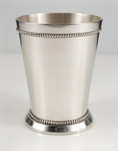 Proveedor de vidrio Julep de Metal 2025 de alta calidad Color plata brillante Diseño creativo Utensilios de cocina y vajilla Mint Julep Cup Classy - Product Image 2