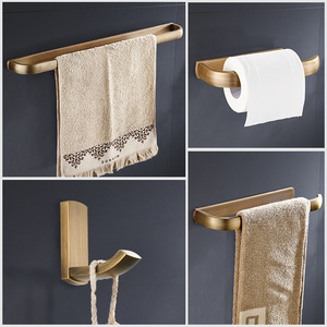 Antique Brushed <strong>Bathroom</strong> <strong>Accessories</strong> <strong>Set</strong> Bronze <strong>Bathroom</strong> Towel Rack <strong>Set</strong> - Product Image 5